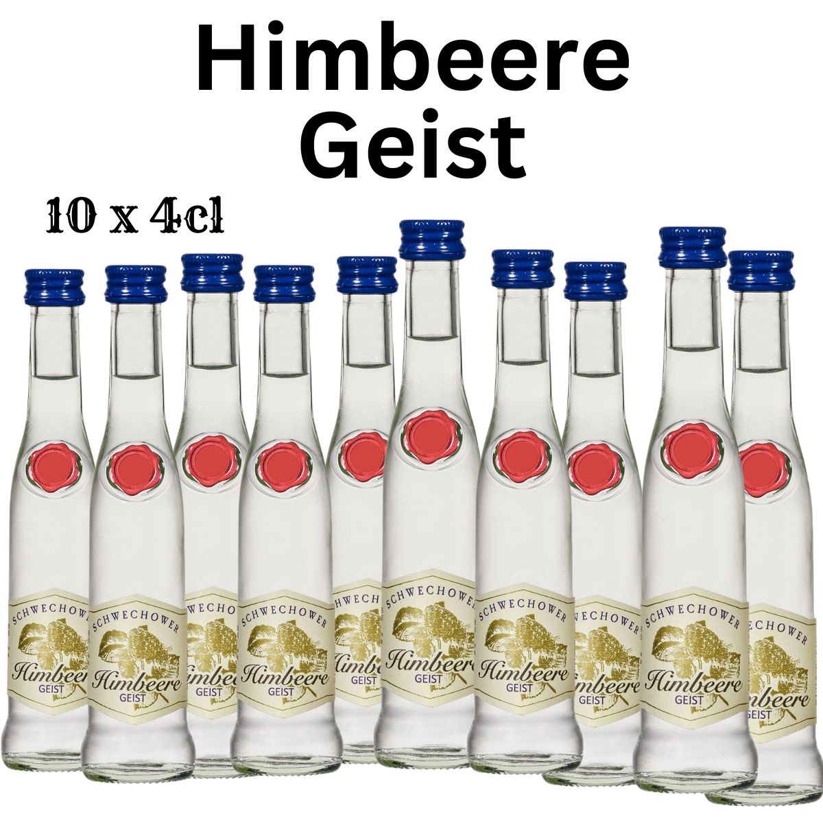 Obstgeist Himbeere 10x4cl (40%Vol)